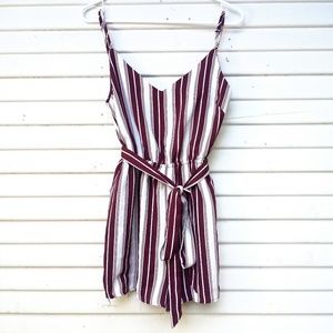 Lulus striped Romper